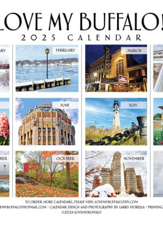 2025 Love My Buffalo calendar back cover